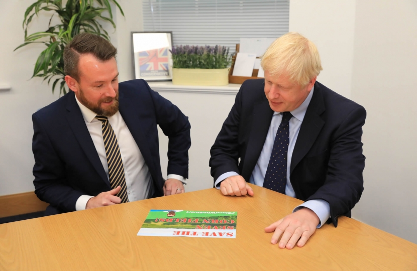 Stuart Anderson with PM Boris Johnson - Discussion