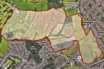 A planning document outlining the area of land which developers are eyeing up 