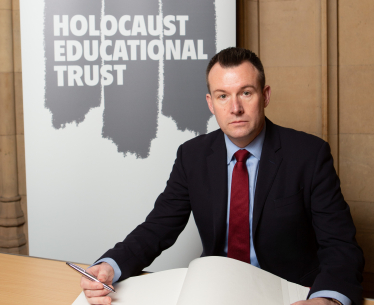 Stuart Anderson MP signs Holocaust Educational Trust Book of Commitment  